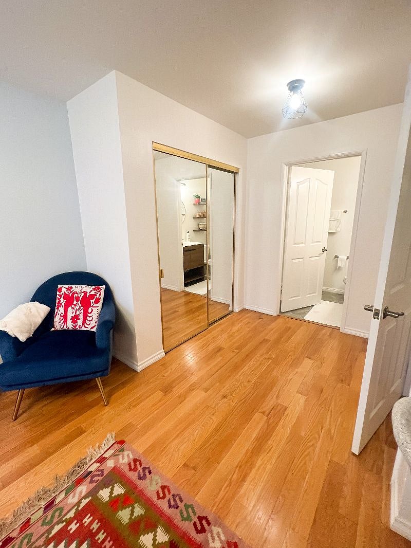 master bedroom full closet + seating