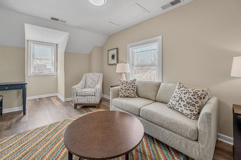 Upstairs Lounge Area with Pull out Bed