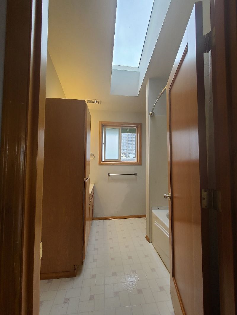Bathroom can be accessed from the Master or the main roomO