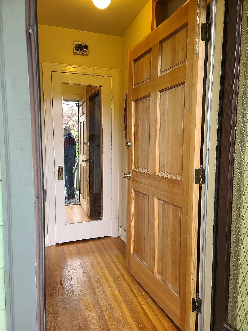 Enter through main door then turn right to second door to unit
