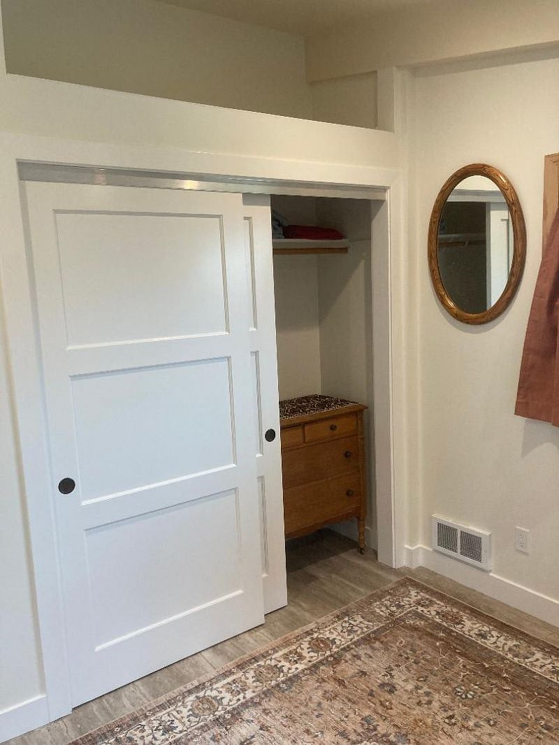 Dresser and storage area