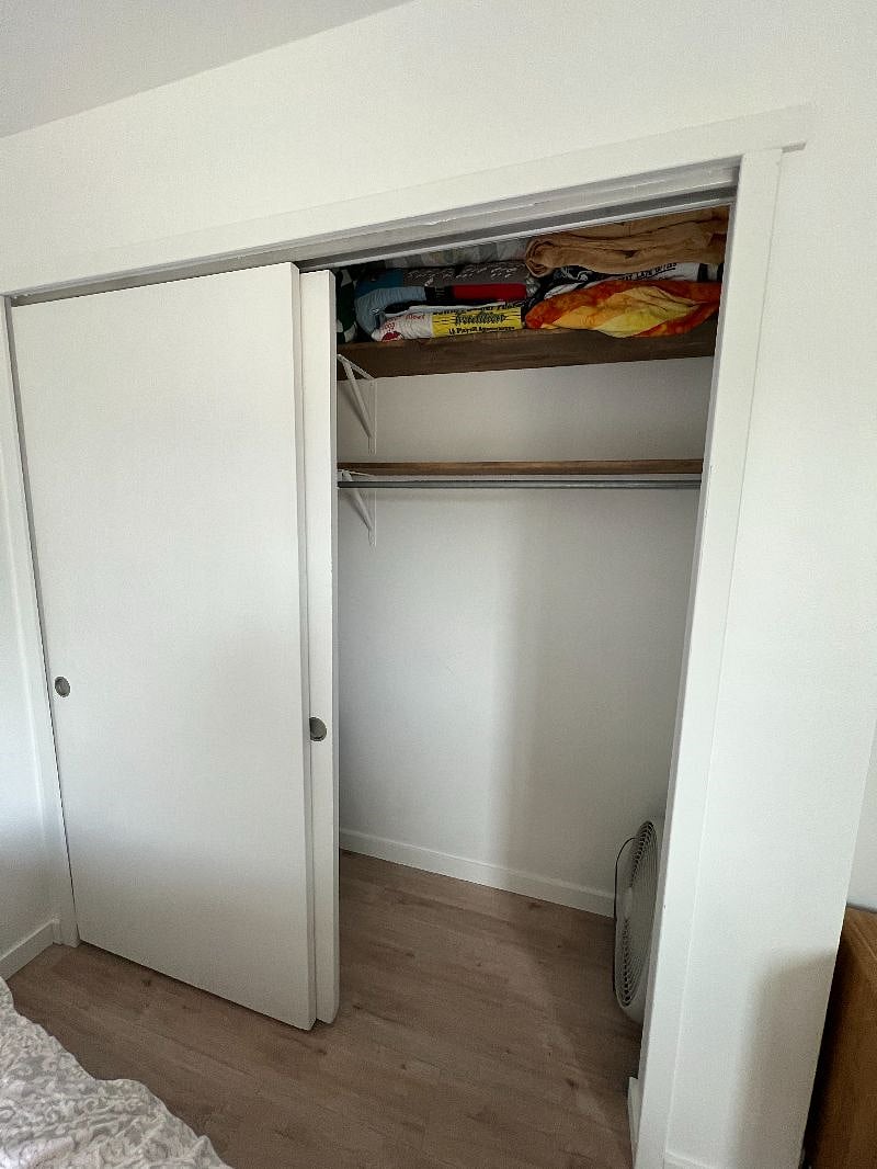 Full closet with plenty of space!
