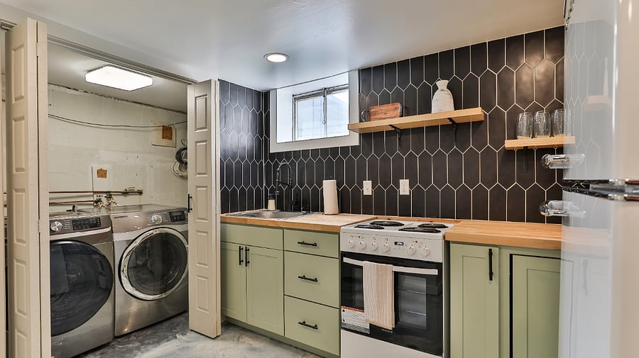 Kitchen / Access to In-Unit Laundry Room