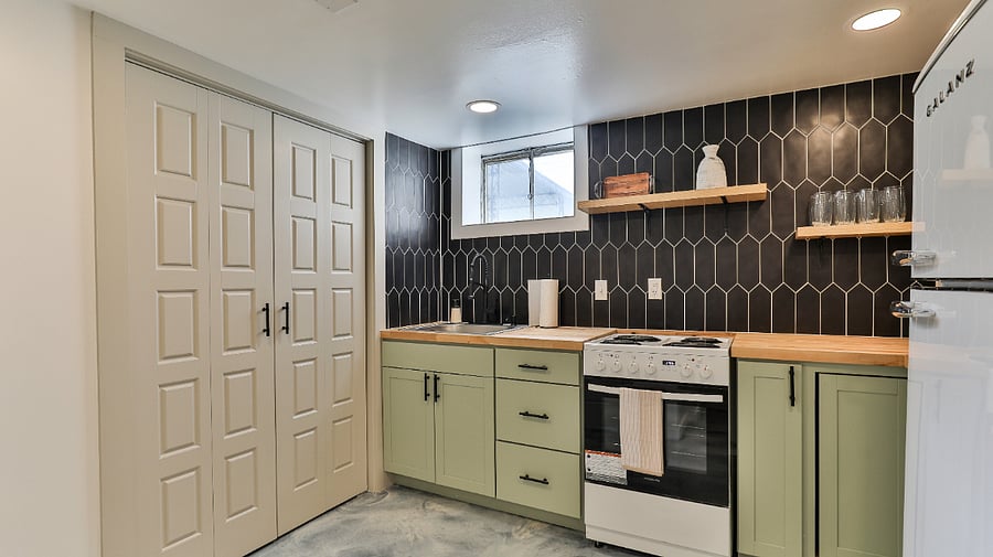 Kitchen / Access to In-Unit Laundry Room