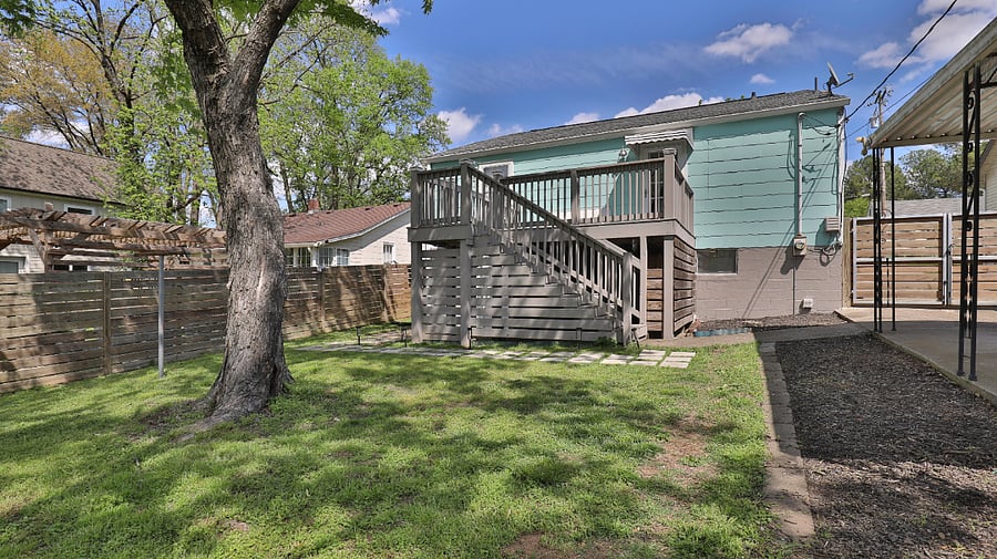 Backyard / Walkway to Unit