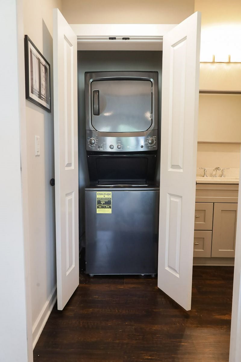 In-unit washer and dryer