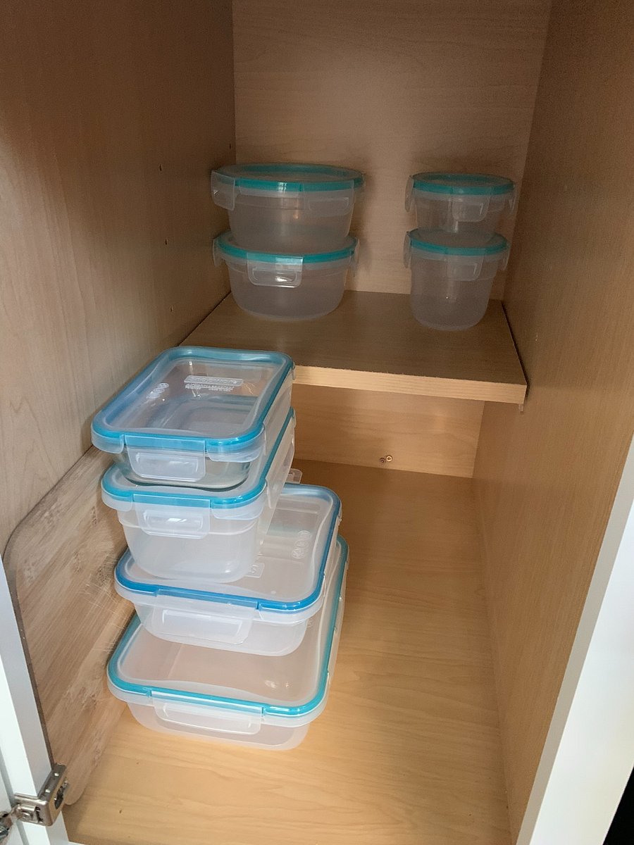Tupperware to save your meals.