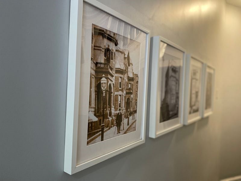 Learn the history of the property over the years from the entrance hallway. 