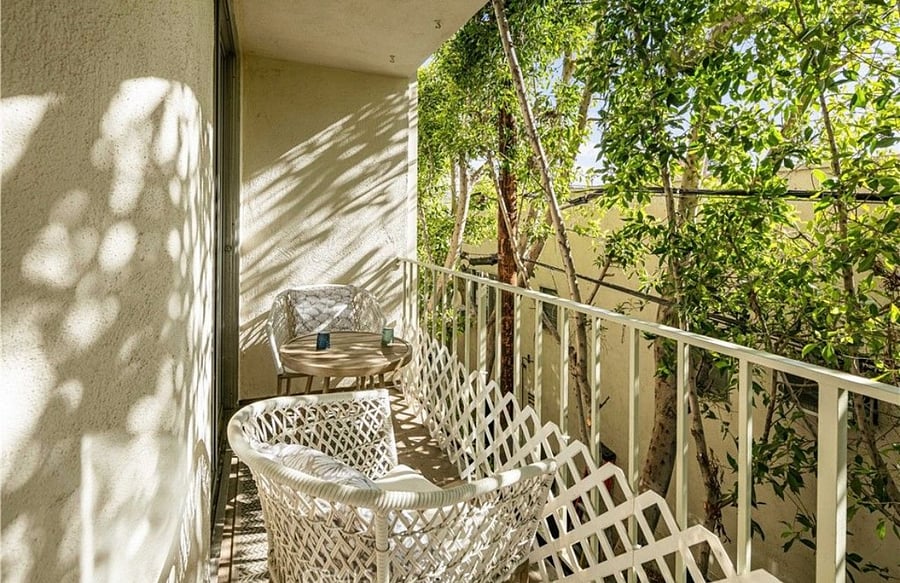 Private balcony