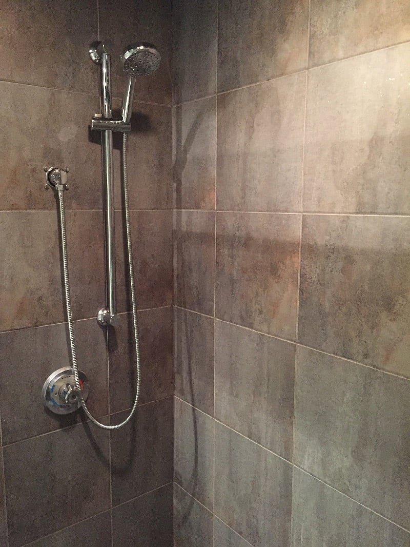 Spa like Shower with Glass Doors