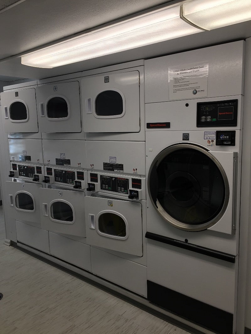 Laundry on the same floor as this condo