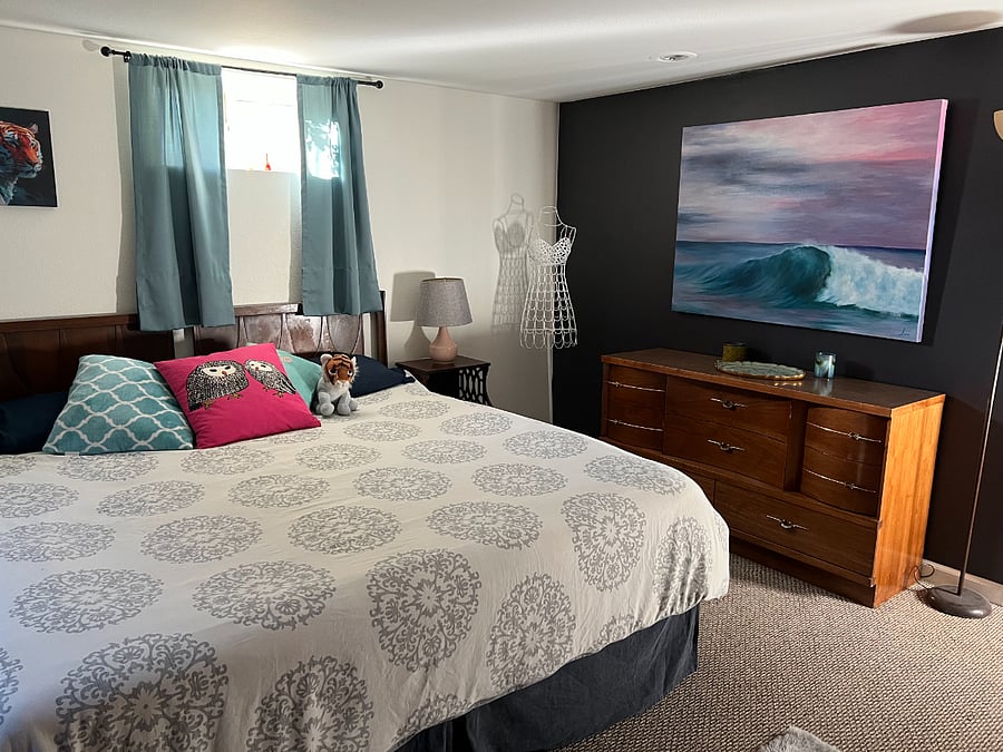 Downstairs Bedroom with King Bed