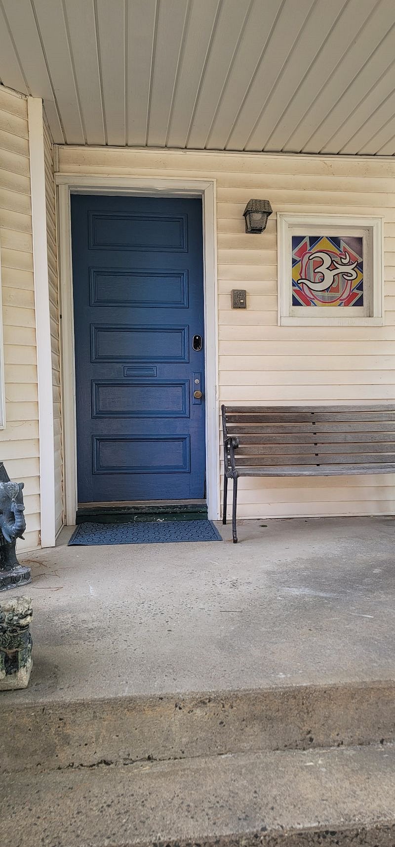 Front door to the apartment