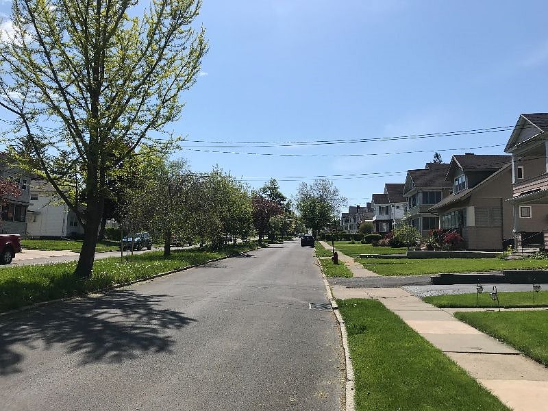 Neighborhood homes.