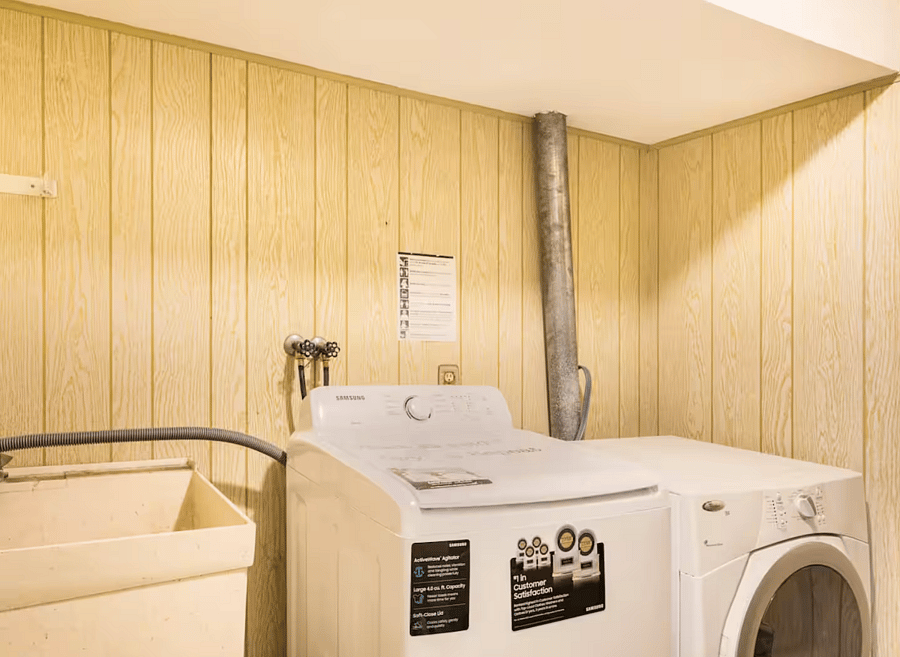 Laundry room available to you, located adjacent to the apartment.