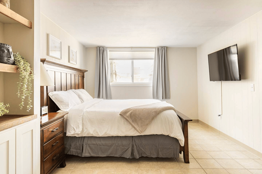 Blinds and black out curtains to help you sleep comfortably during the day if you work a night shift.