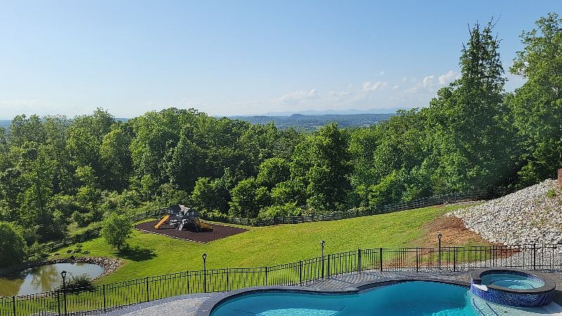 view from balcony