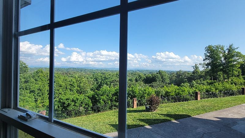 Smoky Mountain view from living room window
