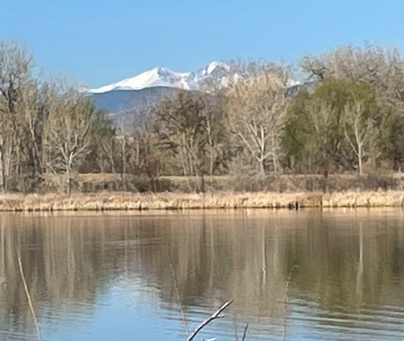 Mountain views along the paths
