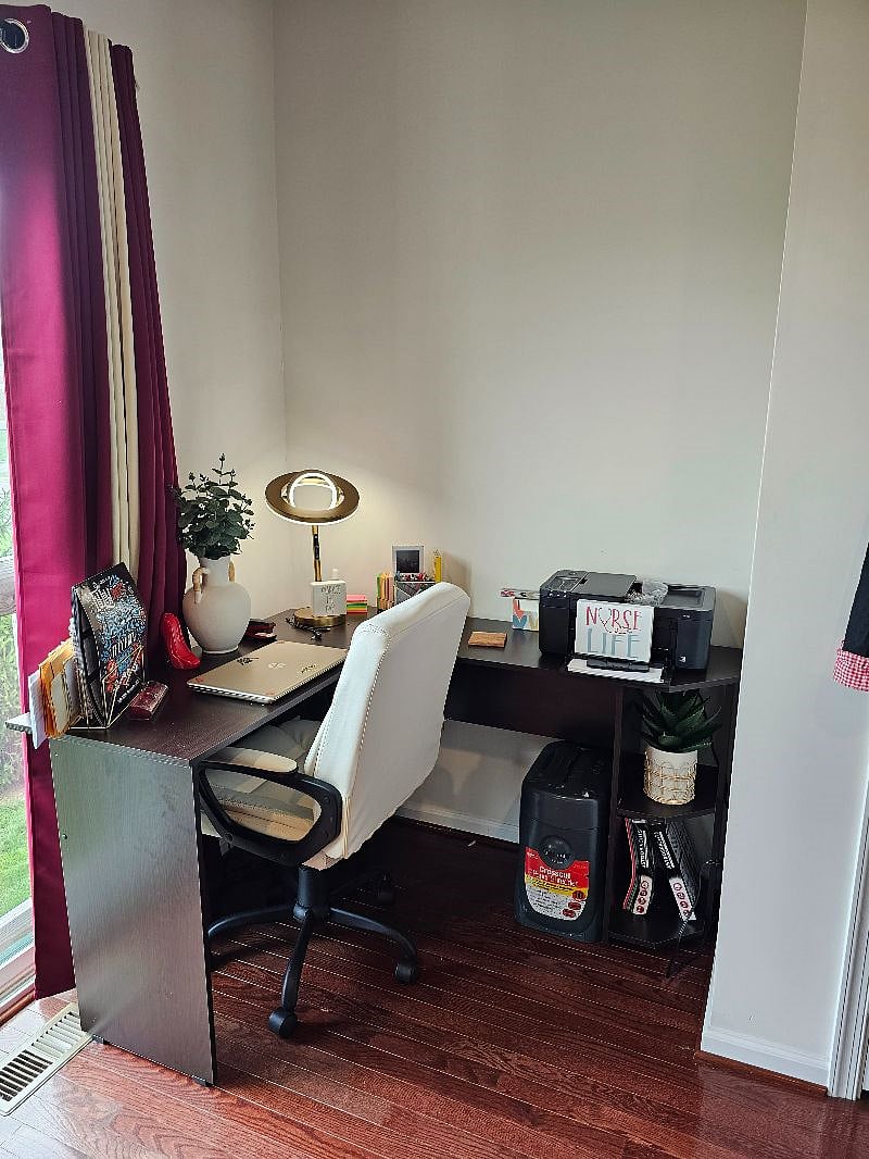 Workstation off kitchen area on main level