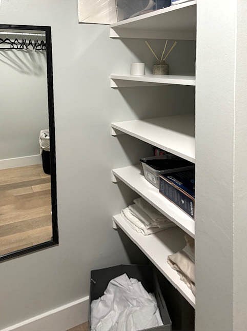 Additional shelving