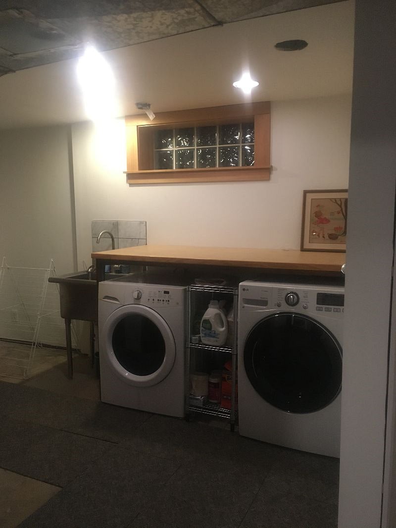 Shared laundry area