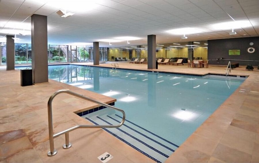 This is the indoor pool and Jacuzzi.