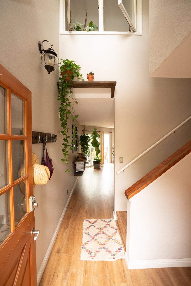 Front entrance with French Door.