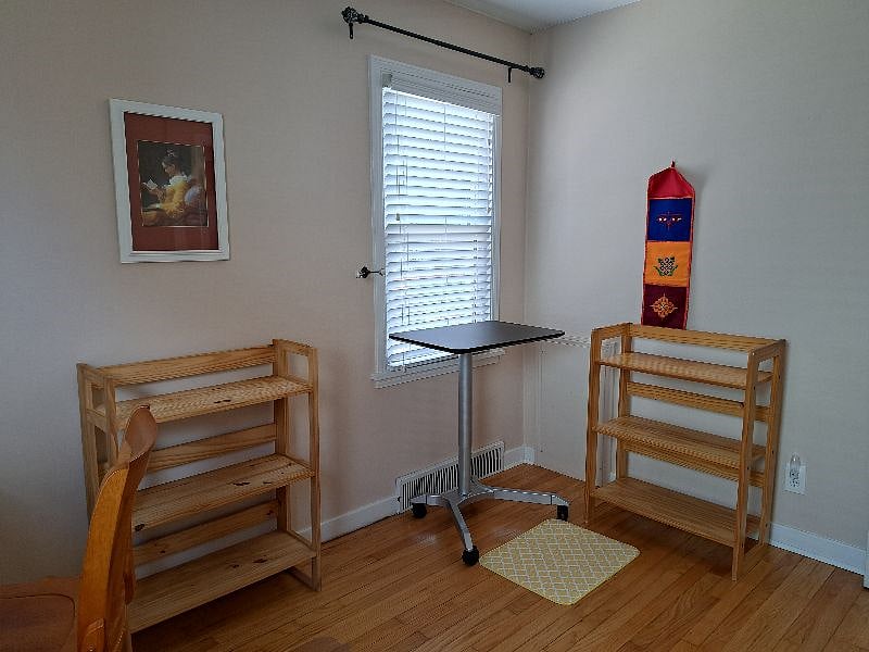 stand-up table in office