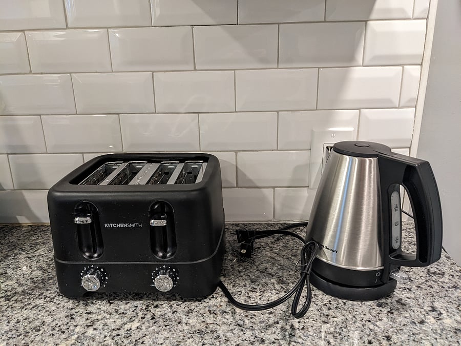 Toaster and Electric Kettle