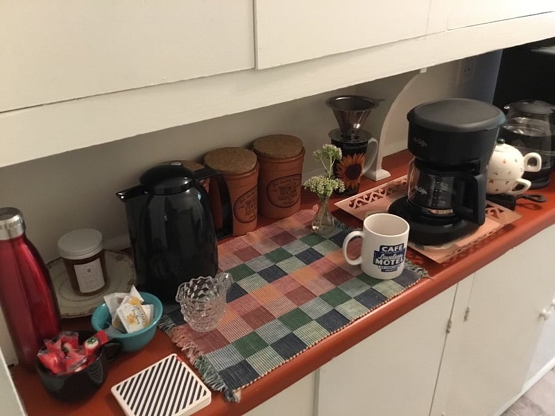 coffee bar in pantry