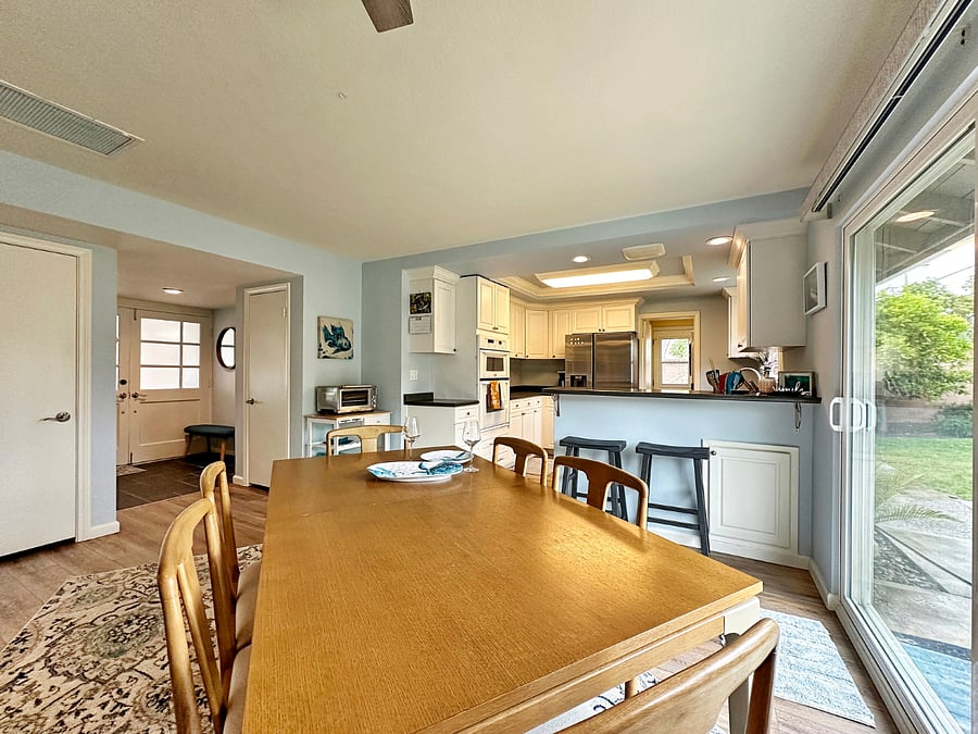 Dining Room with Ceiling Fan