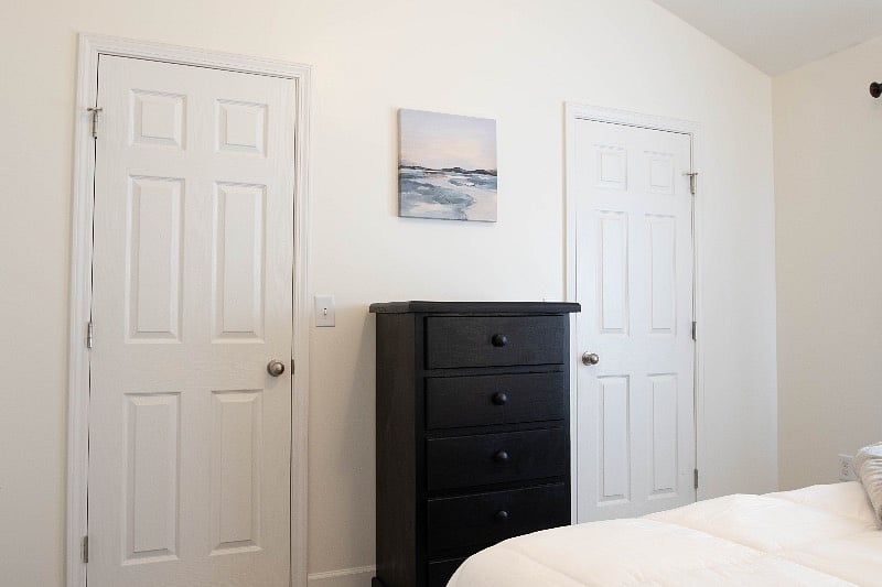 Master bedroom 2 large closets and chest