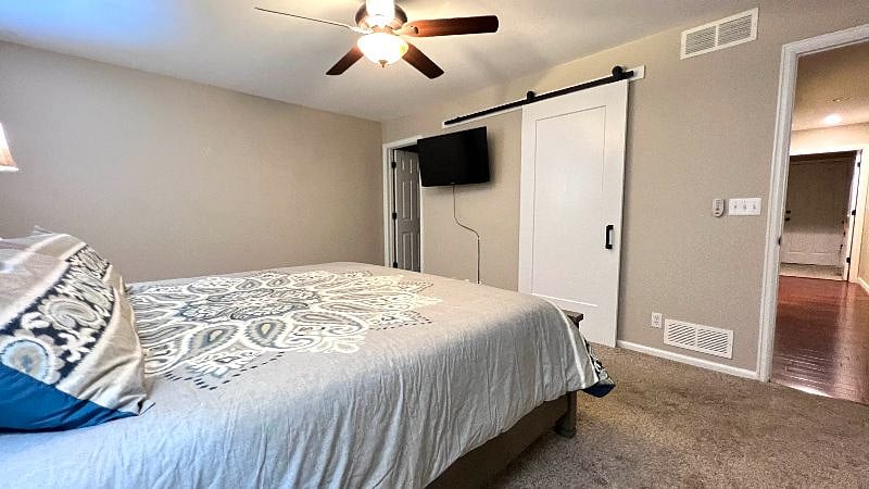 Master Bedroom with TV