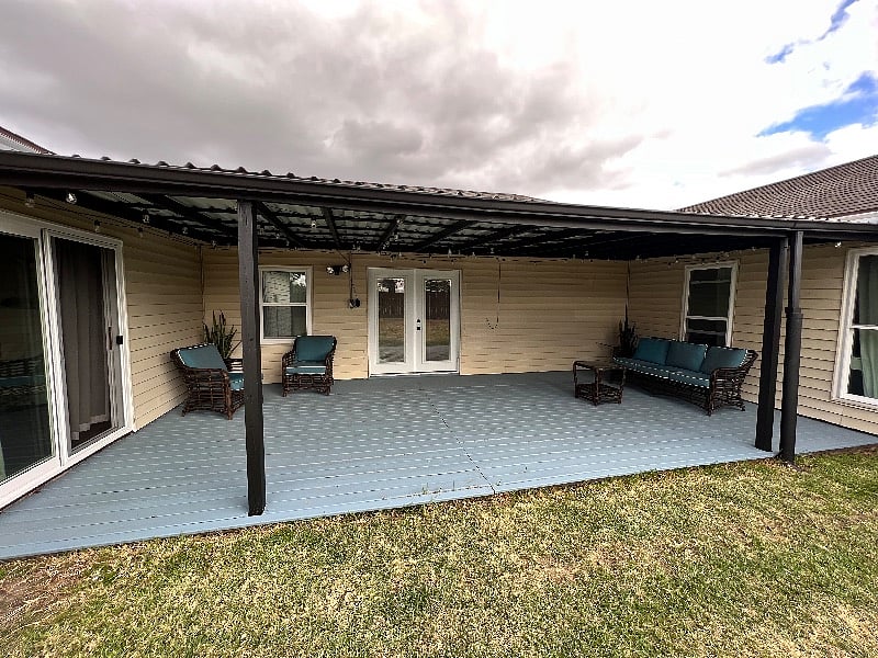 Back patio