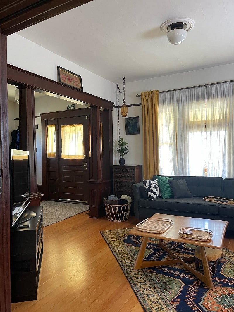 Entry and Living room