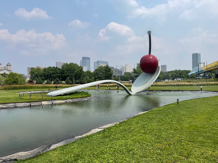 Wonderful Minneapolis Sculpture Garden - Spoonbridge and Cherry