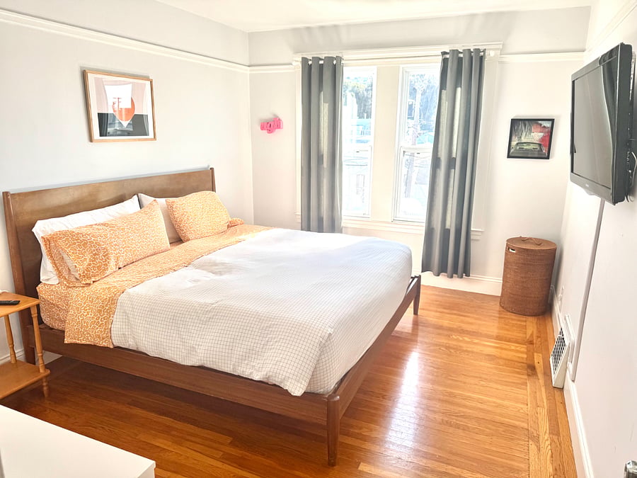 Primary Bedroom with a king bed.