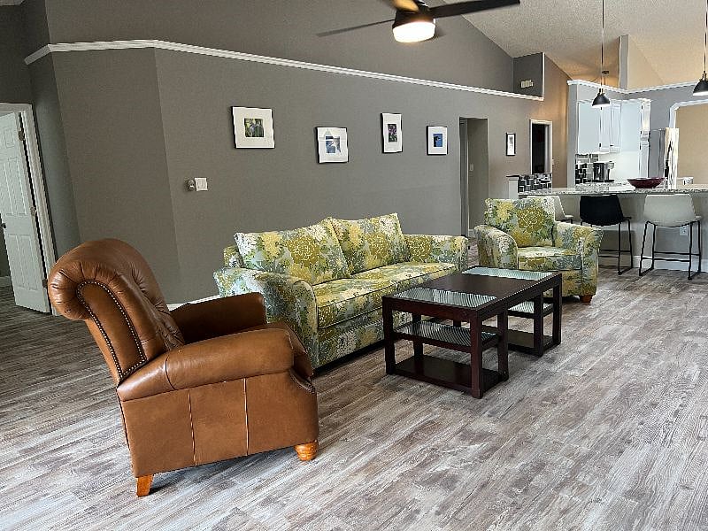 Comfortable seating in great room