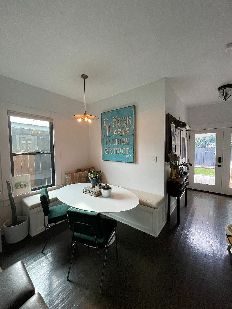 Breakfast Nook and back entry
