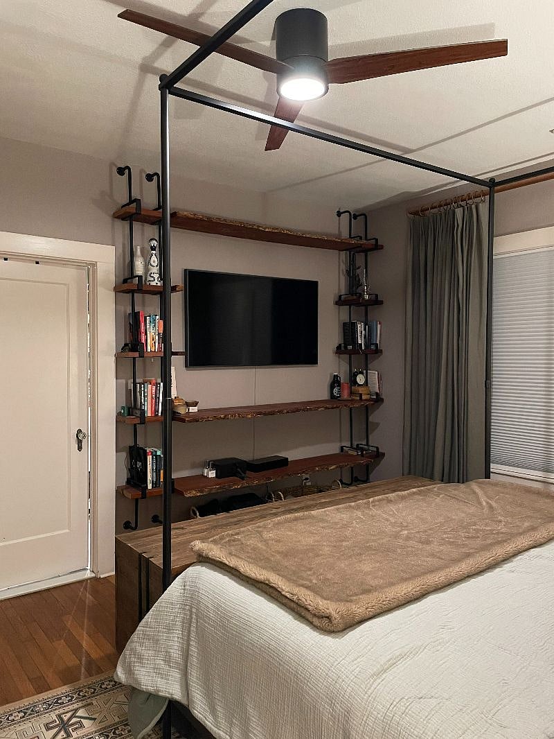 Master bedroom TV