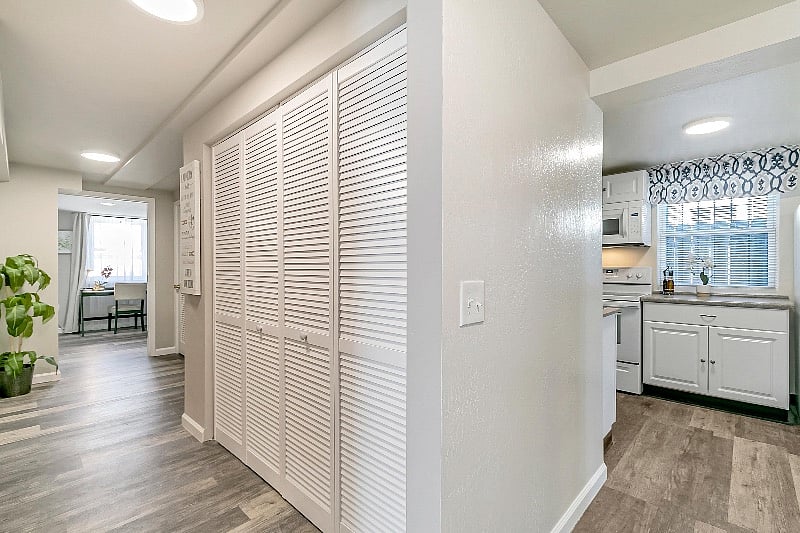 Lower unit hallway. 