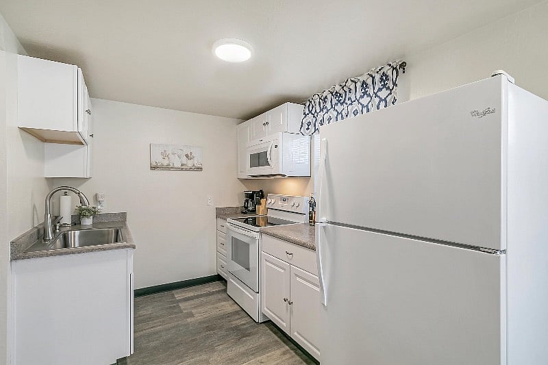 Full size refrigerator.
