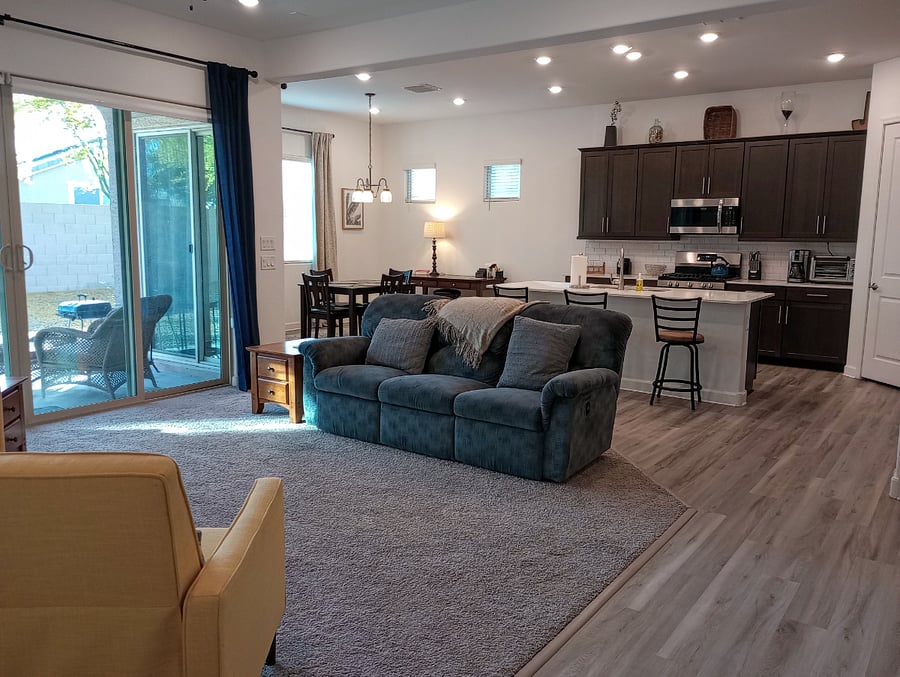 Kitchen/Dining/Living