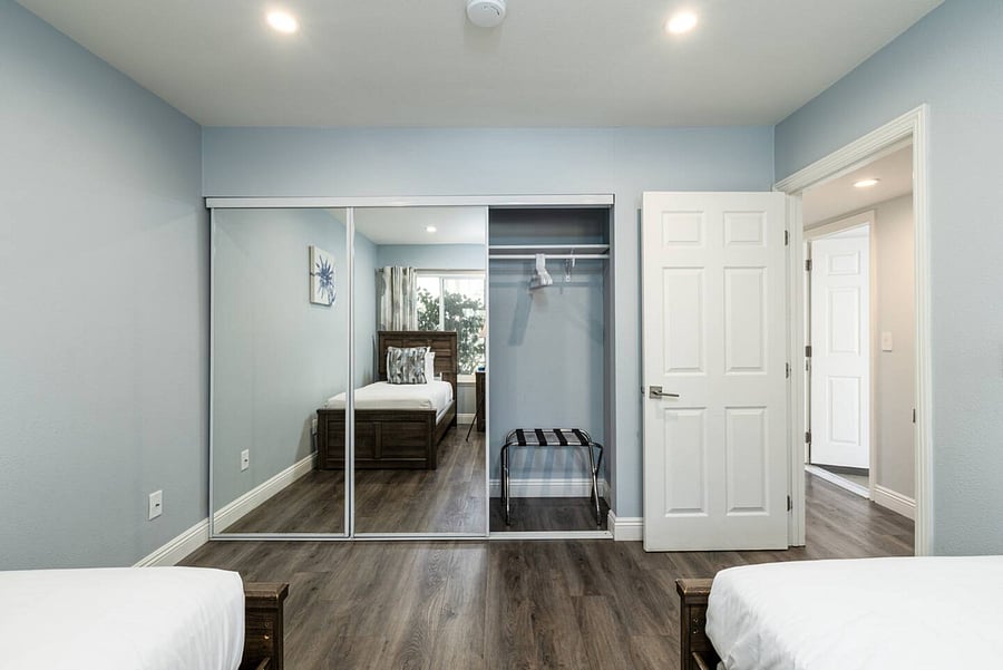 Two twin beds in bedroom #3