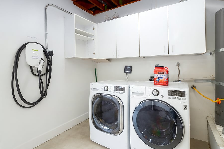 Washer/Dryer and Level2 EV Charger available in the attached garage.