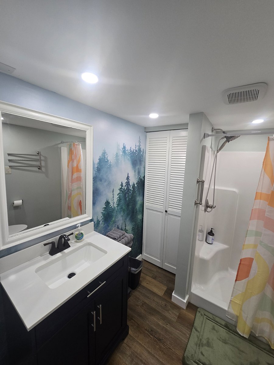 Newly remodeled bathroom