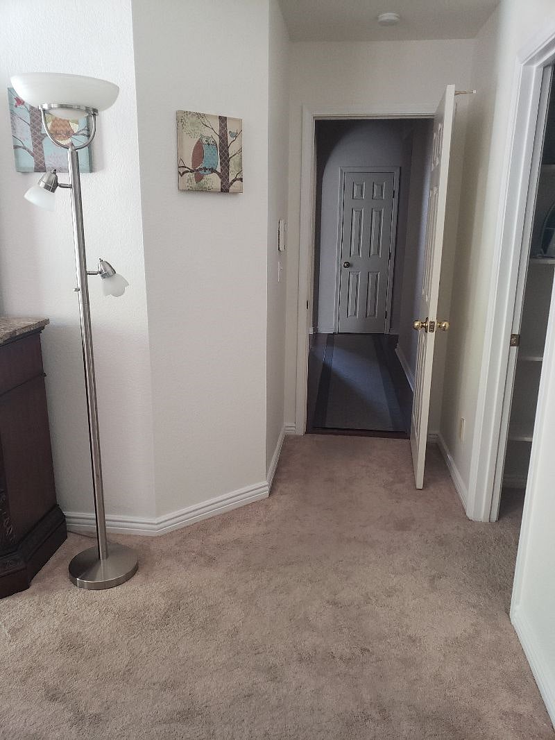 Leaving your bedroom into the hallway
