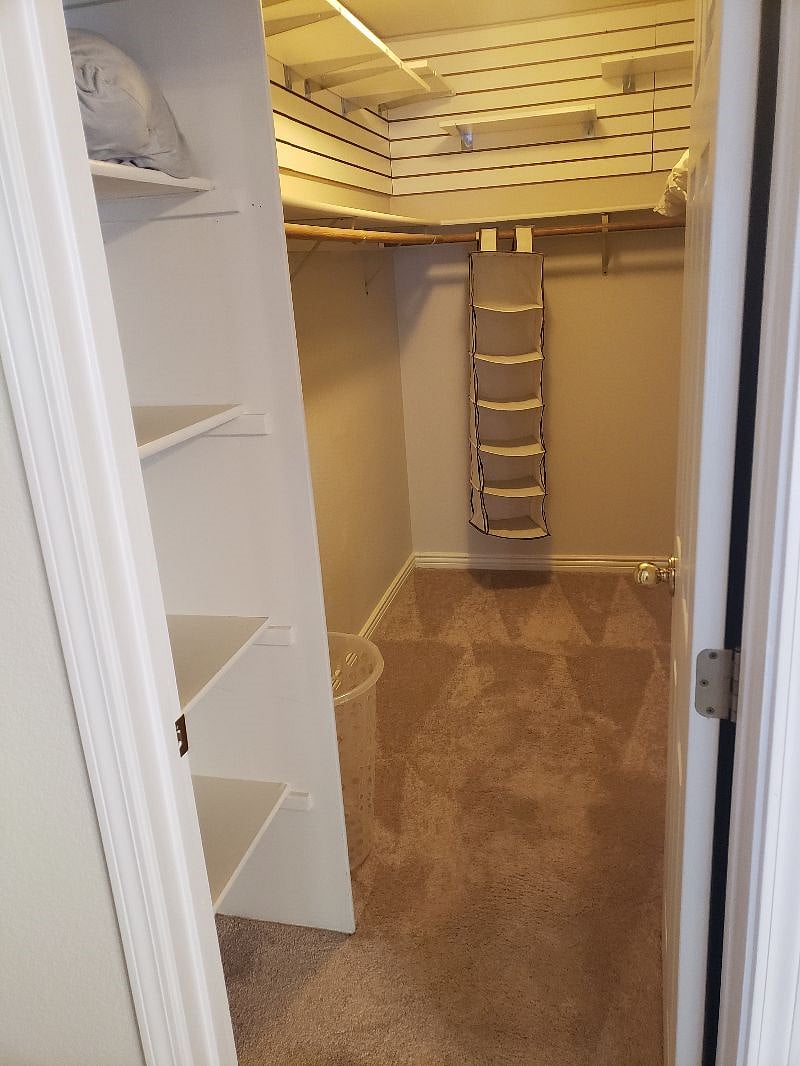 Large walk in closet