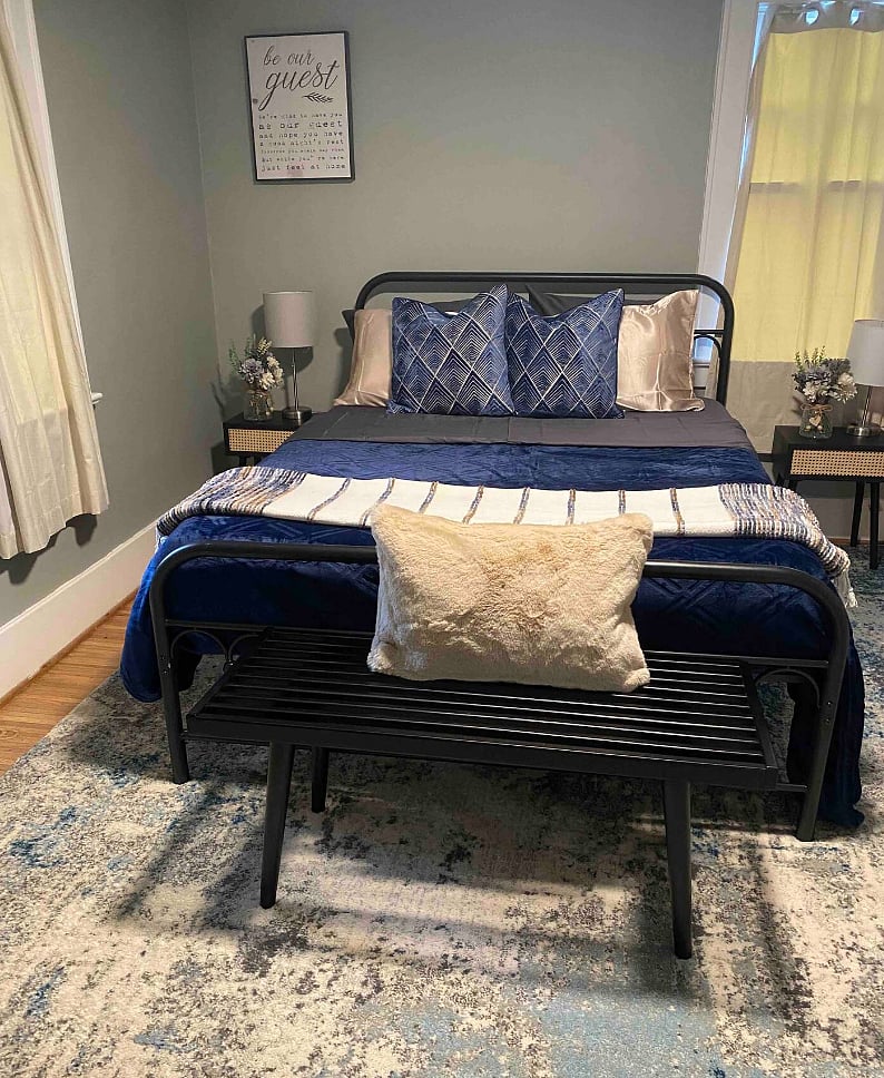 Master Bedroom with large double closet. Plenty of space for all your items!